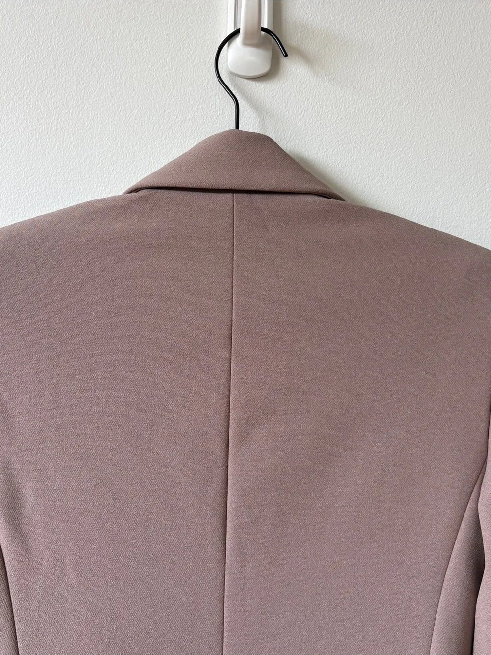 Express Tailored Single-Button Blazer and Pants Suit Set - Dusty Rose/Purple